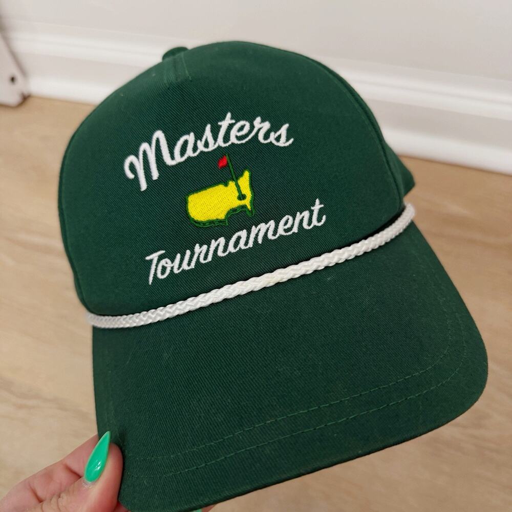 Men’s Masters Golf Rope Hat Green - Picture 6 of 6